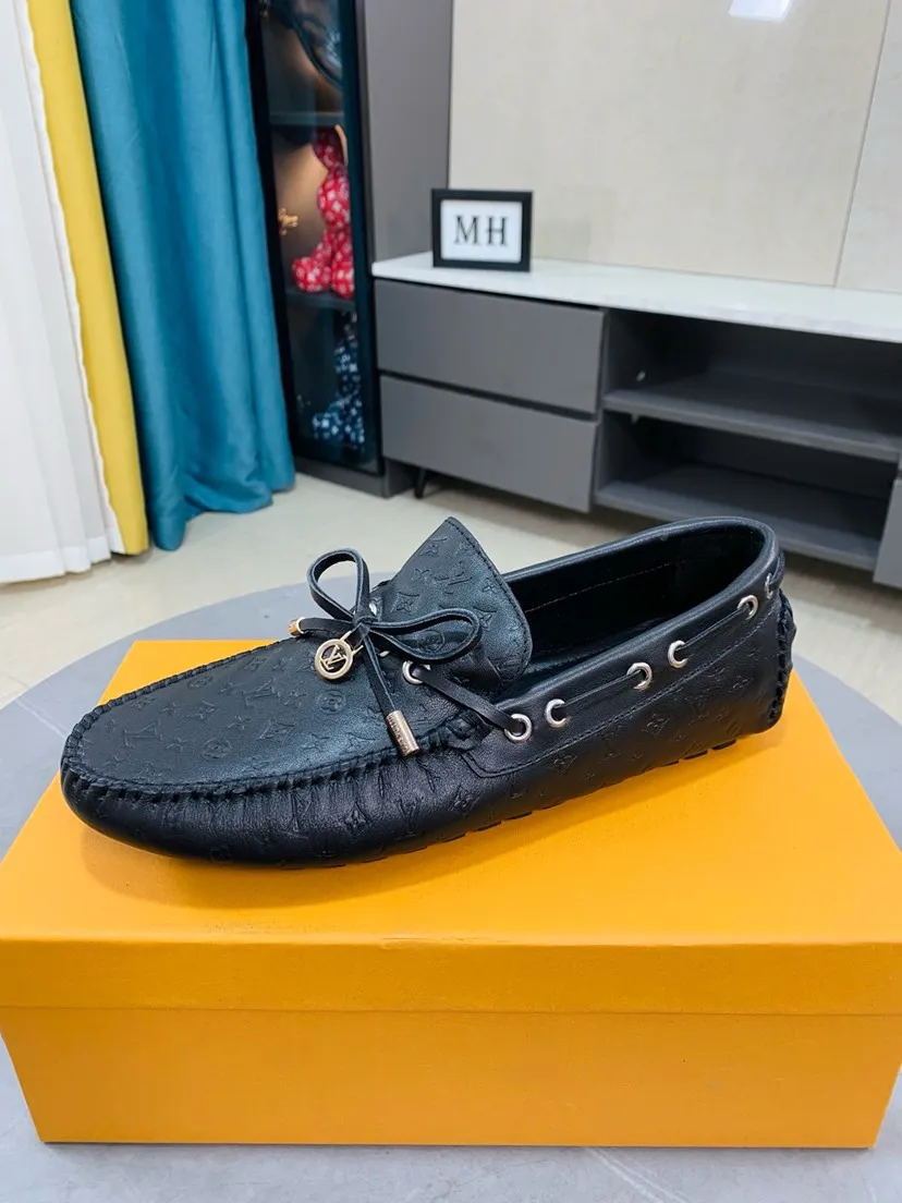 Men's men's shoes 💰458🌹🌹 Comes with full packaging [Louis Vuitton] LV Doudou shoe series, the leather materials used are all imported cowhide embossed 🐂The design is luxurious and elegant, perfectly interpreting the brand's luxury style 💪The upper is made of cowhide with imported genuine leather lining, it depends on the quality✅, code number: 38-44